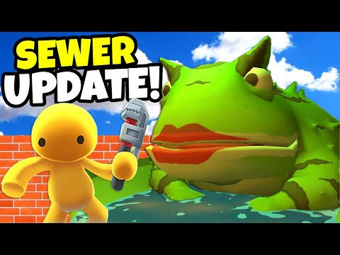 I Found a SECRET FROG MONSTER in the NEW Wobbly Life Sewer Update!