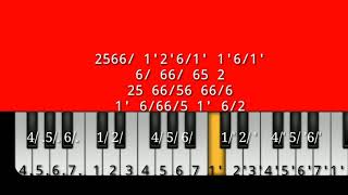opening putri duyung - not angka pianika