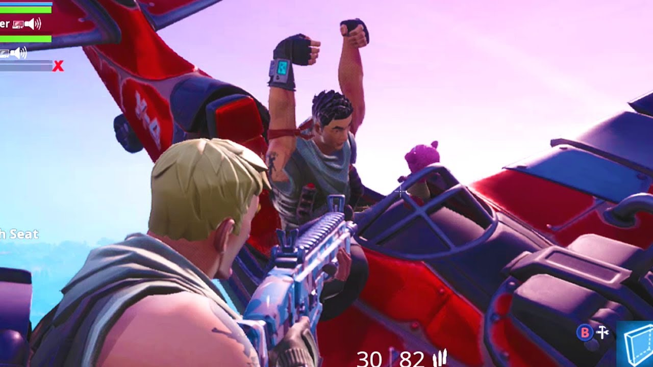 HOW 2 FLY A PLANE ON FORTNITE (Fortnite Plane Glitch 😂) YouTube