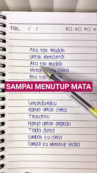 SAMPAI MENUTUP MATA - Acha Septriasa Cover || Lirik 'Aku tak mudah untuk mencintai' || Viral Tiktok