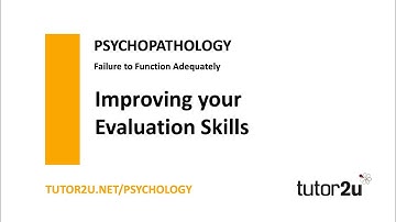Psychopathology - Failure to Function Adequately - Evaluation Skills | AQA A Level Psychology
