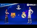 FIFA 23 Barcelona vs Real madrid ft Messi Ronaldo 