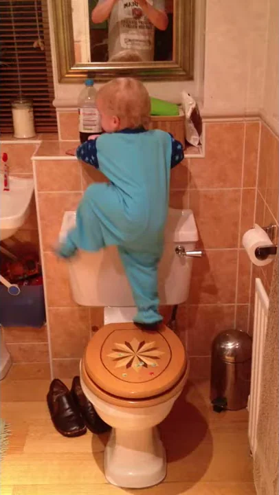He gets in everywhere...