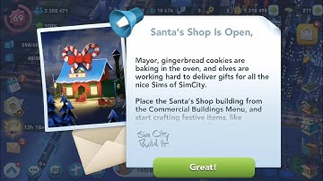 SimCity BuildIt Santa