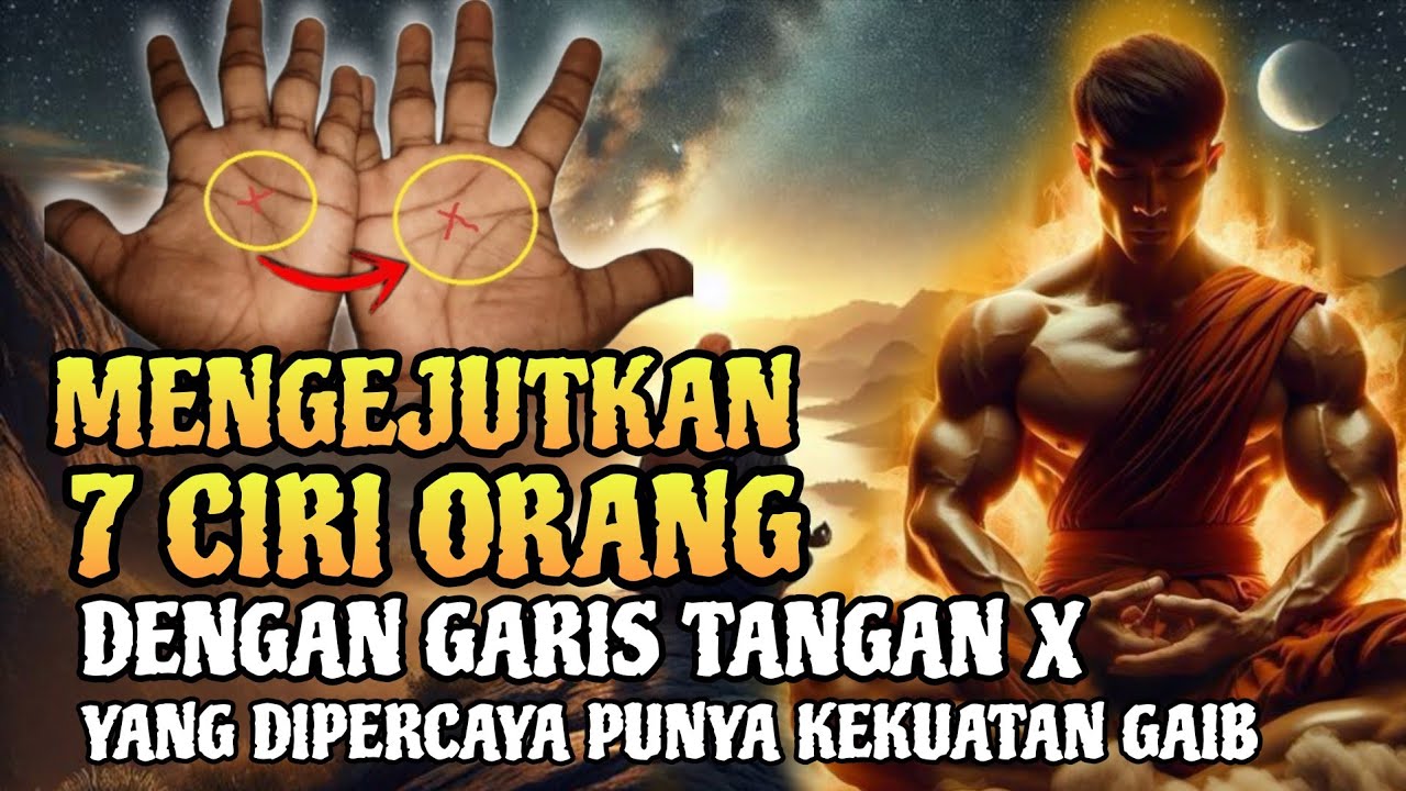 Apakah Kamu Salah Satunya❗7 Ciri Pemilik Garis Tangan X yang Penuh Misteri