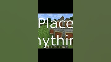 Invisible item frame in Minecraft