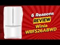 Winia WRFS26ABWD French Door Non-Dispenser Refrigerator | 6 Reasons NOT to Buy 🚫❗