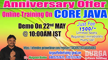 Regular Class Room Session at DURGASOFT