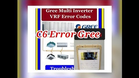 C6 error gree Air conditioner #greeac  #errorAC #C6 @VictorTechTalks