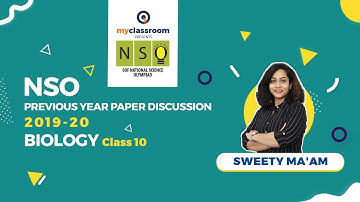 NSO Class 10 Biology Previous Year Paper 2019-20 | #nso