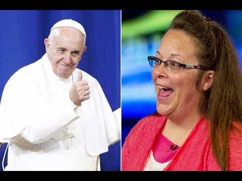 SICKENING: Pope Met with Bigot Kim Davis, Encouraged Her Bigotry