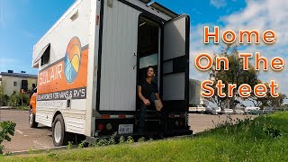 Living on the Streets of San Diego, California in my UHaul conversion Van
