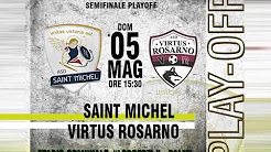 Saint Michel - Virtus Rosarno, primo turno play off Promozione Girone B