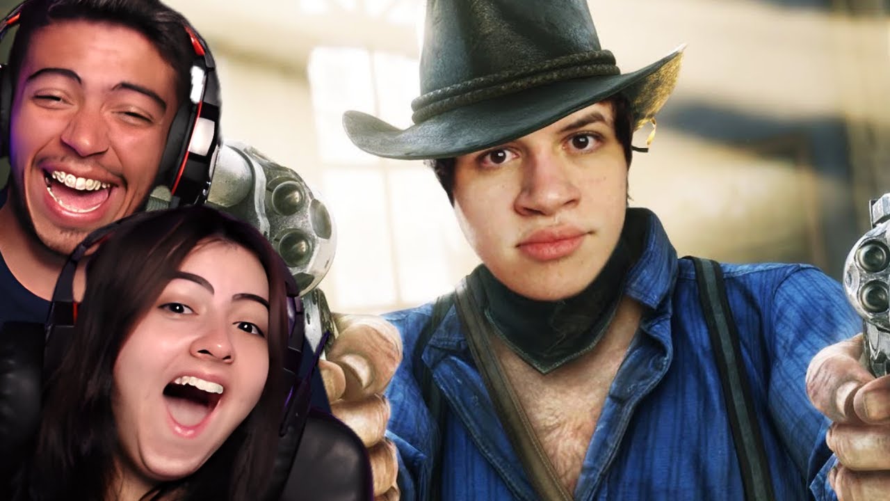(Games EduUu) PASSEI O RODO ATÉ NO TREM! Red Dead Redemption 2
