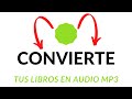 📢Cómo CONVERTIR TEXTO en AUDIO LIBRO PDF a MP3  ONLINE voz en ESPAÑOL  🚀🚀 🎵🎶📃📒📚