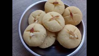 Nankhatai recipe / nankhatai biscuit recipe without oven,egg / नानखताई  बेकरी जैसी / easy recipe 