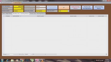 Running Balance - developed in Ms Access