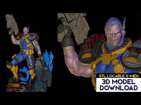 Download Stl Cable From X Men Marvel Comics 3d Model Fanart