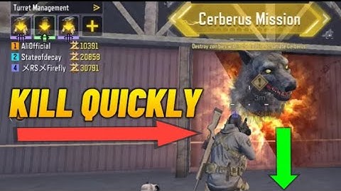 Complete Cerberus Mission Undead Siege CODM | Kill Fox Boss Faster in COD Mobile #cod5gtech  #cod