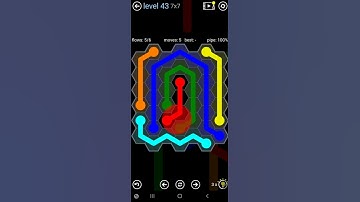 How To Solve Flow Free Hexes Rainbow Pack Level 43 7x7 Board Walk Through Solution Walkthrough