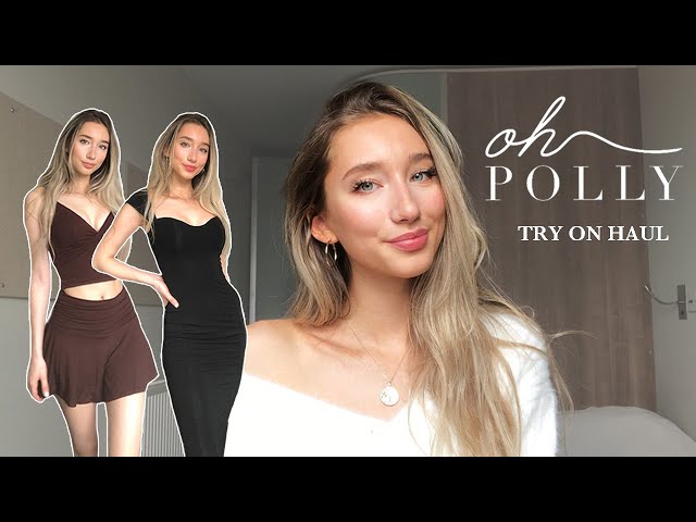 unbox my bday dress 5 months in adance <3 🎀 @Oh Polly #ohpolly #beaut, oh polly try on haul