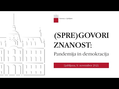 (SPRE)GOVORI ZNANOST: Pandemija in demokracija