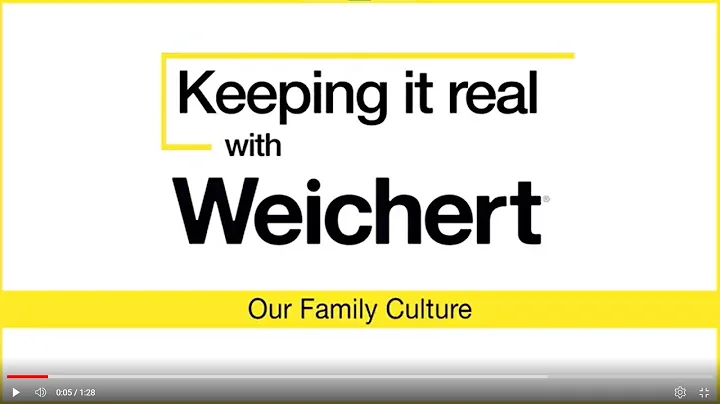 Keeping It Real With Weichert: Our Family Culture