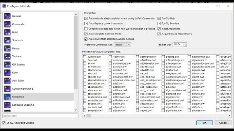 Configuring the autocompletion in latex | TeXstudio | packagename.cwl | latex | syntax checking