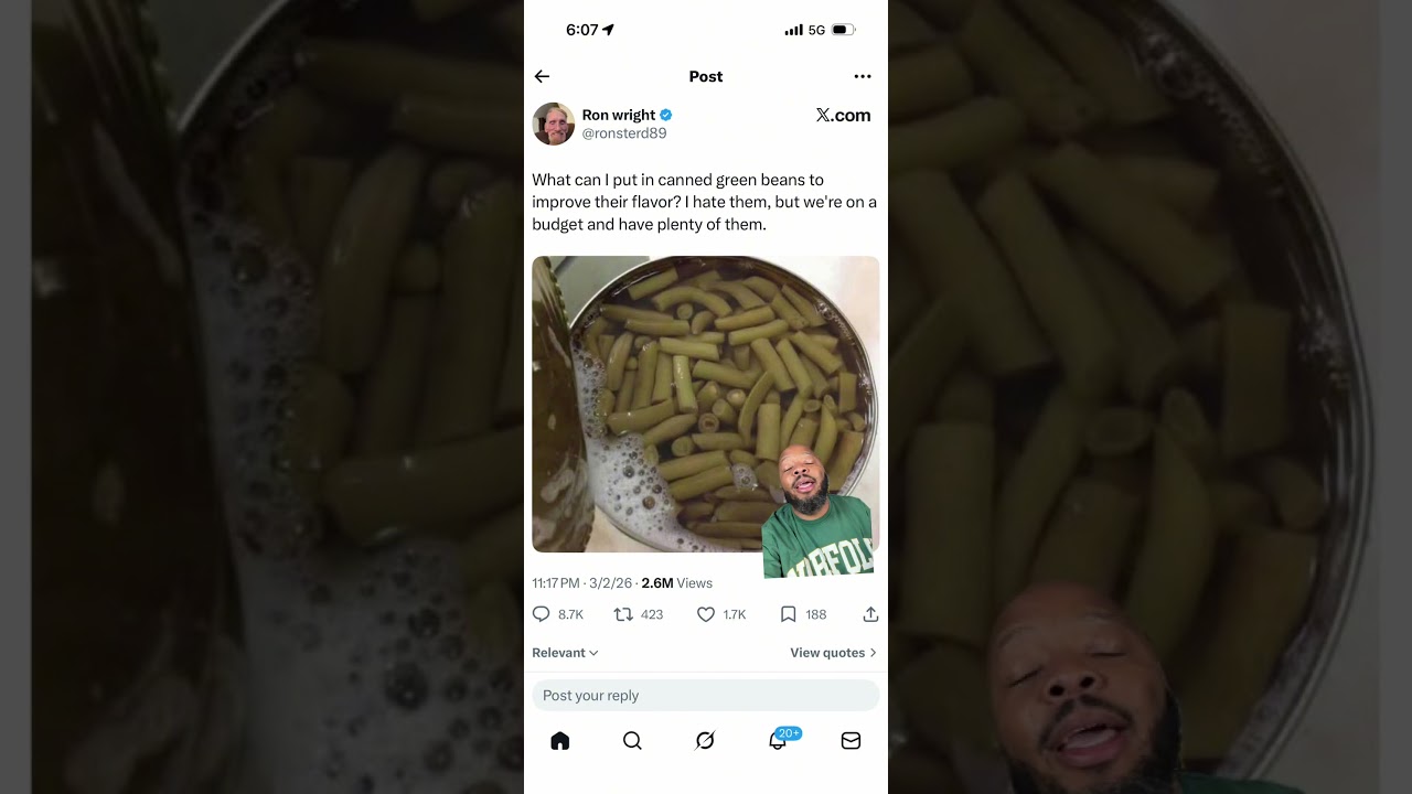 Canned green beans are awful
