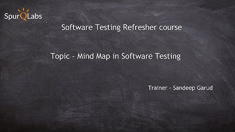 Mindmaps in Software Testing