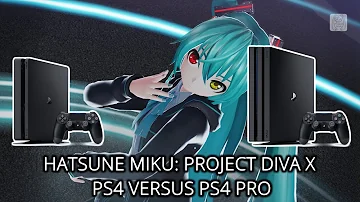 Hatsune Miku: Project DIVA X - PS4 Versus PS4 Pro (1080P)