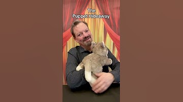 Puppet of the Day - Wolf puppet made by The Petting Zoo - The Puppet Hideaway with Eric Thomsen