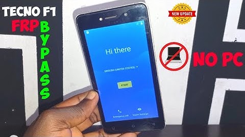 Tecno F1 Frp Bypass 2022 / TECNO F1 FRP Google Account Reset