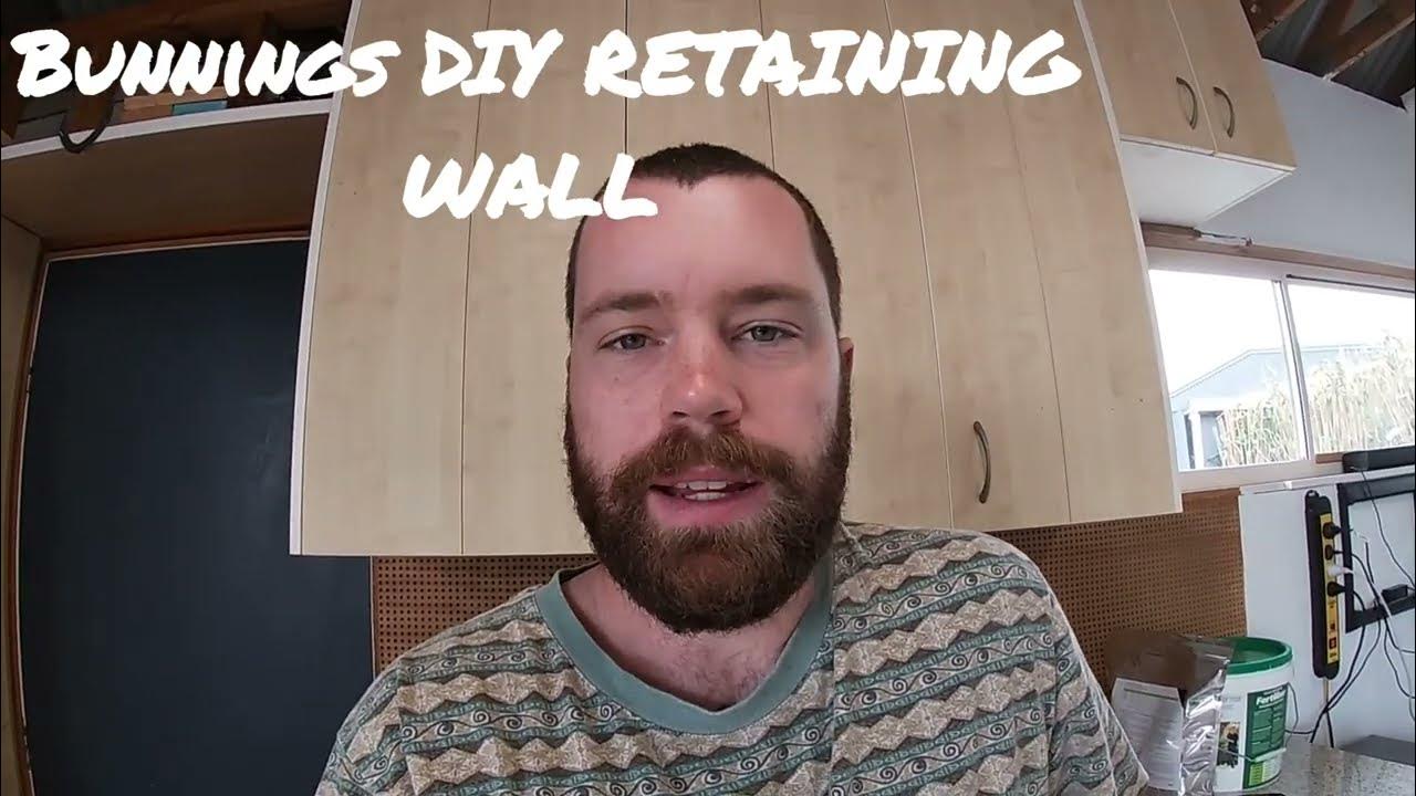 How to build a retaining wall for 200. DIY Bunnings retaining wall