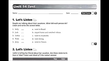 |Test| Luyện Nghe Tiếng Anh Cơ Bản | Basic Tactics for Listening (Unit 13 ~ 15)