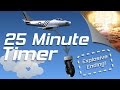 25 min exploding countdown timer with Jet Plane