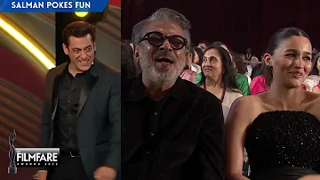Inshallah 😬 Salman Khan takes a dig at Sanjay Leela Bhansali | 68th Filmfare Awards 2023