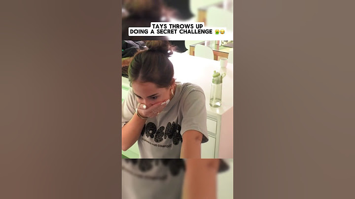 Tays throws up doing a secret challenge 🤮#tays #heatherbowling #lockedin #trending #funny #shorts
