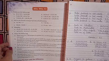 Class 5 Maths Exercise 2.2 ( Que. 1 to 3 )