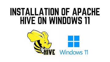 Installation of Apache Hive on Windows 11 (in Hindi)