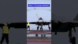 Китайский самолет-невидимка J-35 запущен с EMALS!