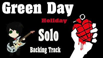 Green Day Holiday Solo Backing Track