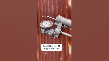 Béc tưới S60 chân ren 60 phun xa 50m bán kính, đường kính 100m