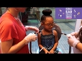 4 YEAR OLD GIRL'S FIRST EAR PIERCING AT CLAIRES !