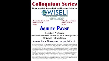 UW-AOS Colloquium - October 21, 2019