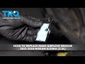How to Replace Mass Airflow Sensor 2012-2018 Nissan Altima 25L