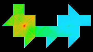 Waves in a Tokarsky unilluminable room