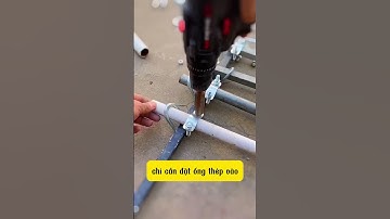 Chú ý!!! Chốt khóa chữ U giúp lắp đặt nhanh chóng, kết nối cố định ống thép.