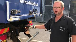 Tilkobling af påhængsvogn Man vogntog