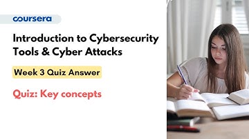 Introduction to Cybersecurity Tools & Cyber Attacks Week 3 Quiz Answer | Quiz Key concepts